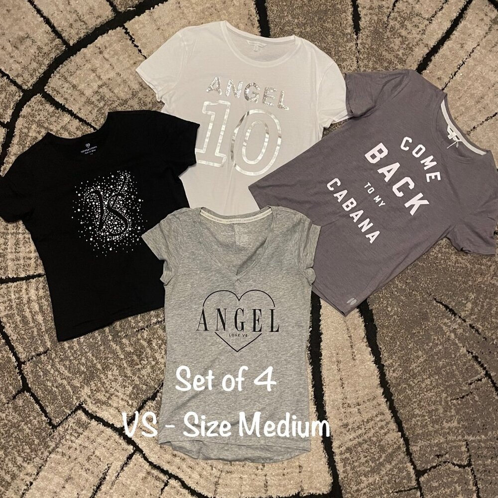 Set of 3 Women's Size Medium VS Tees